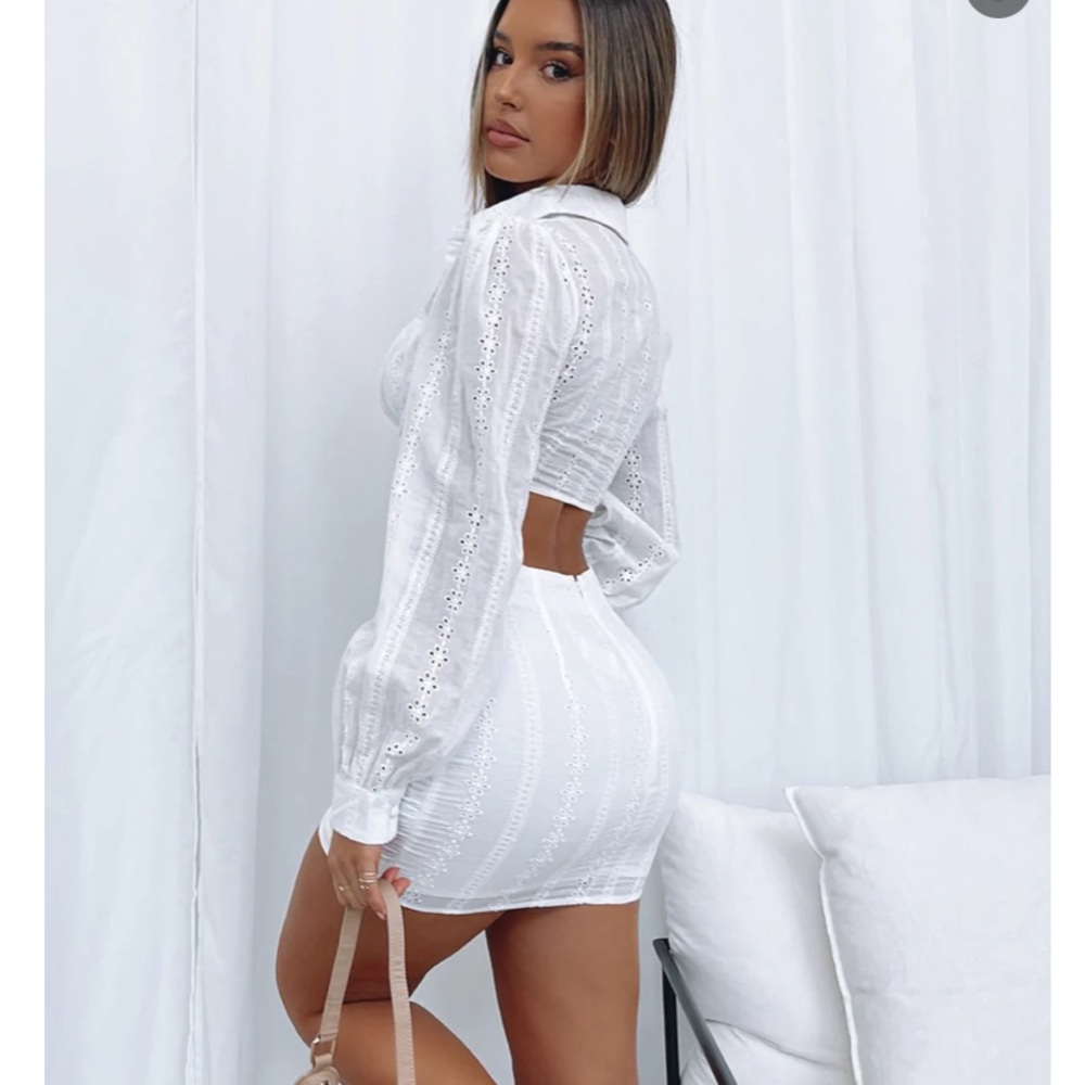 White Fox Her Magic Mini Skirt - White XS